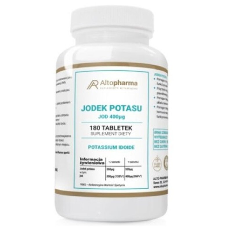 Altopharma Potassium Iodide 400g 180 Tablets