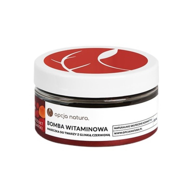 Opcja Natura Vitamin Bomb Face Mask With Red Clay 100ml