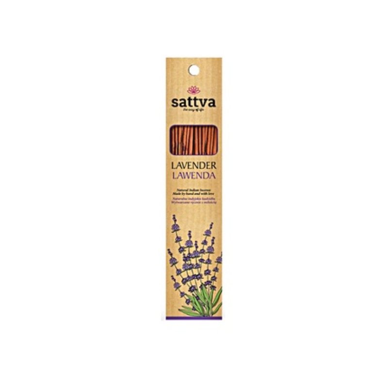 Sattva Natural Indian Incense Lavender 15 Pieces