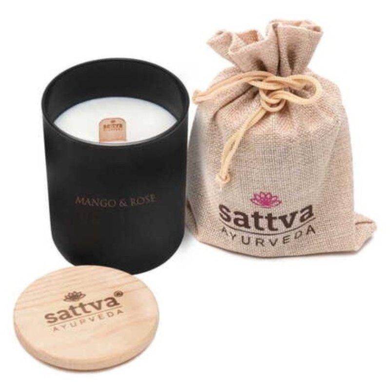 Sattva Mango and Rose Soy Candle 200ml