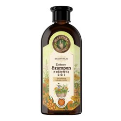 Receptury Zielarki Herbal Shampoo With Conditioner 2 In 1 With Marigold And Sea Buckthorn 350 Ml