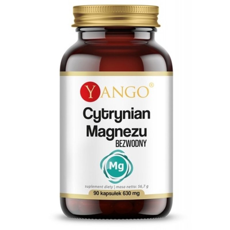 Yango Magnesium Citrate 90 Capsules - Long Term