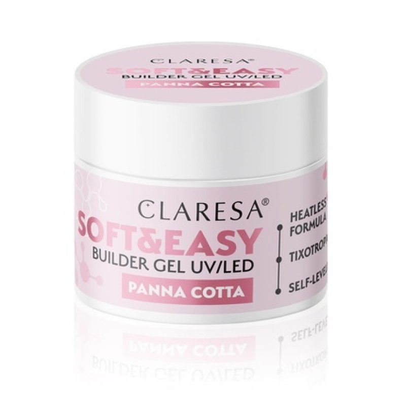 Builder Gel Soft & Easy Panna Cotta 45g Claresa