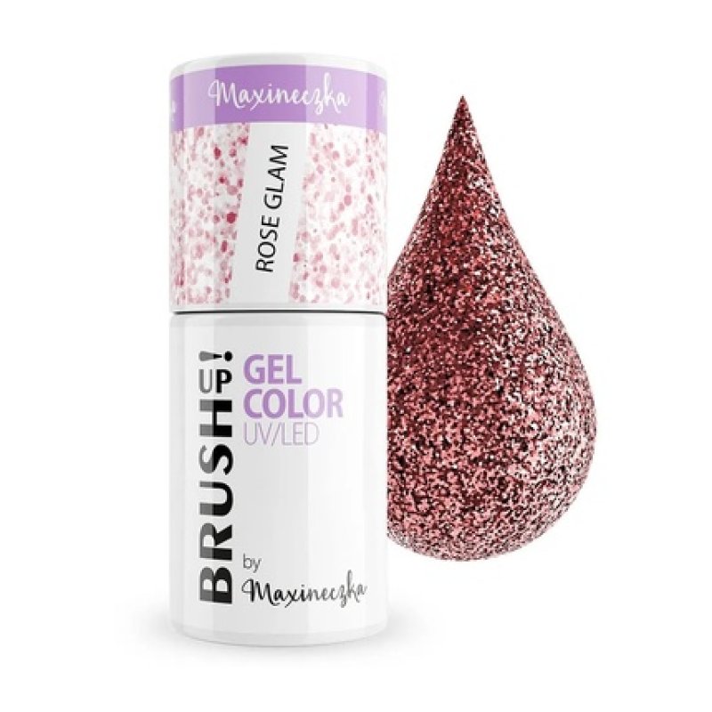 Brushup Gel Color Uv Led Hybrid Nail Polish Rose Glam 5g