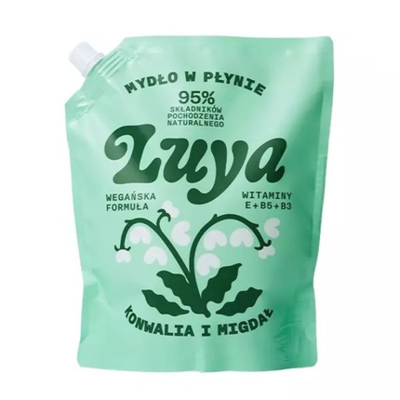 Luya Liquid Hand Soap Lily Of The Valley And Almond Refill 800ml