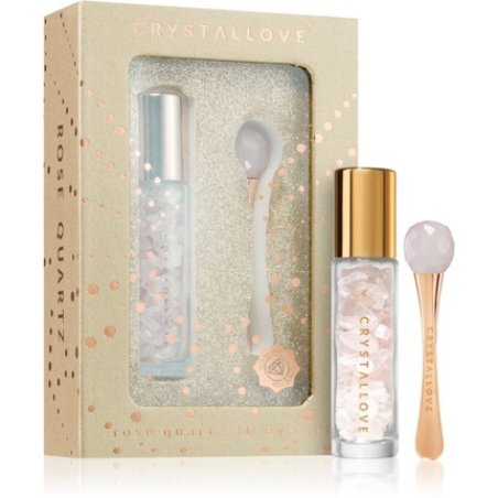 Crystallove Golden Rose Quartz 3D Eye Set - Beauty Skincare Eye Care