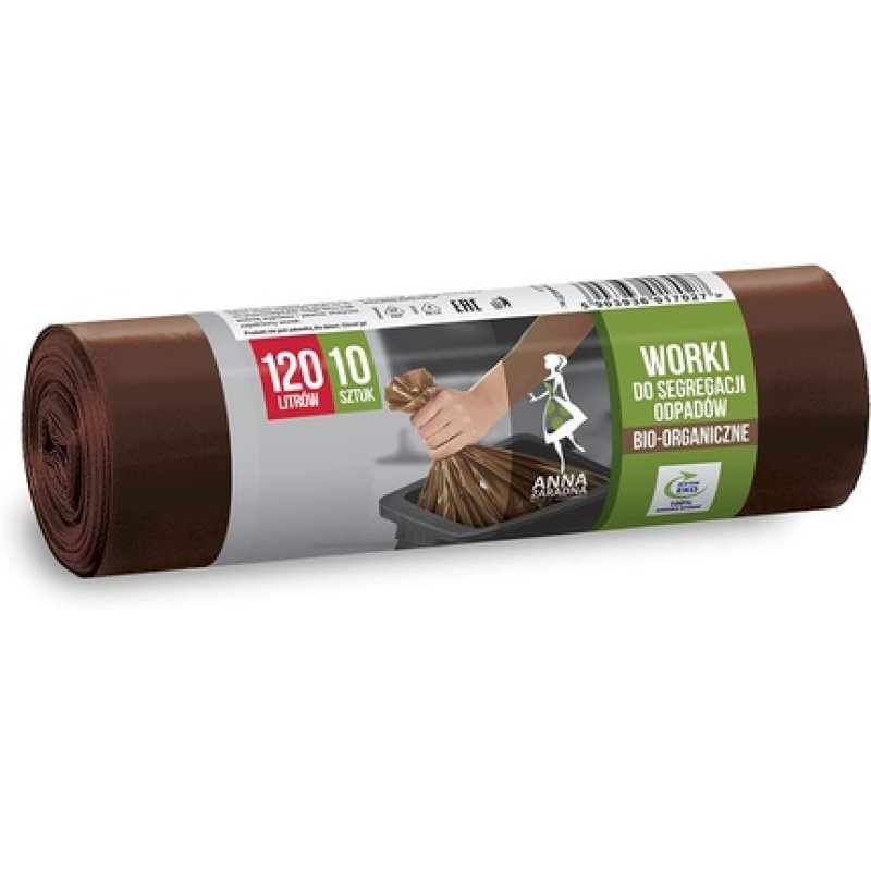 Anna Zaradna St-Az-017027 Waste Separation Bags Organic Garbage Bags Tear-Resistant 120l | 10