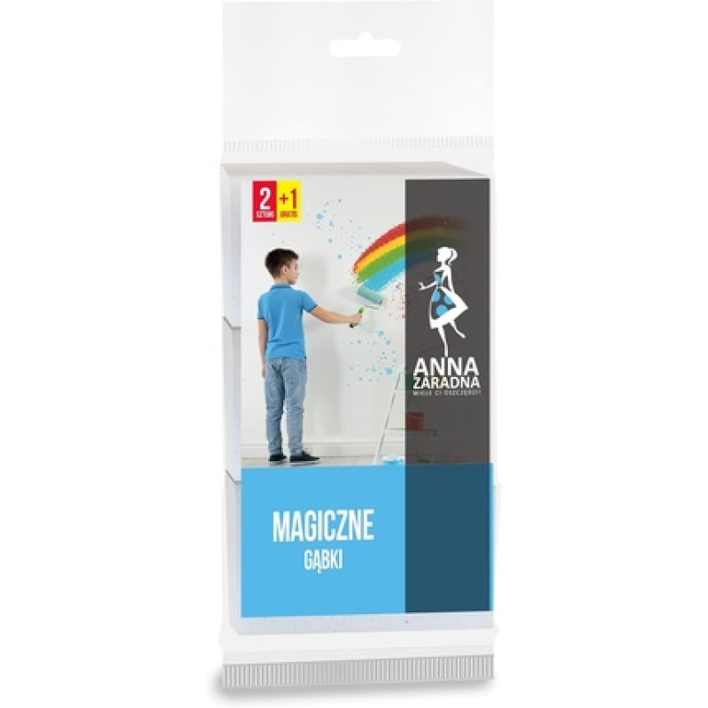 Anna Zaradna Stubborn Stains Cleaning Sponge Melamine Light Grey M