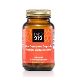 Labs212 Zinc Complex Capsule Dietary Supplement 45 Capsules