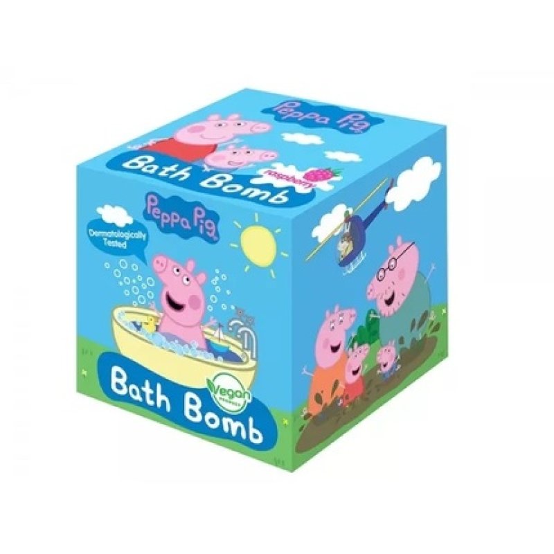 PEPPA PIG Bath Bomb kula musująca Malina 165g