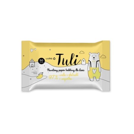 Luba Tuli Moisturizing Toilet Paper For Children With Water And Marigold Extract - 50 Sheets
