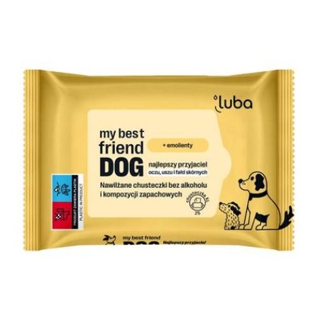 Luba Dog Moisturizing Wipes For Sensitive Areas - 25 Pcs