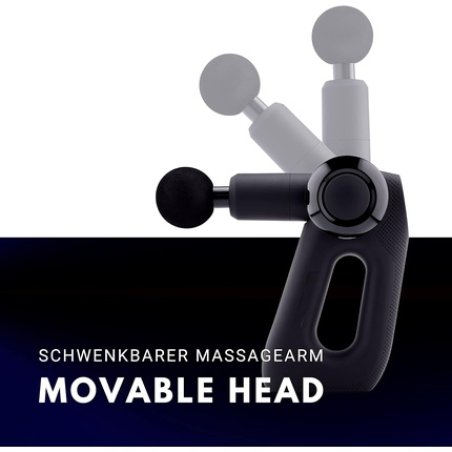 Medivon Gun TYTAN PRO Wireless Hand Massage Gun with Heated and Cooling Massage Head 5 Working Modes 13 Massage Heads