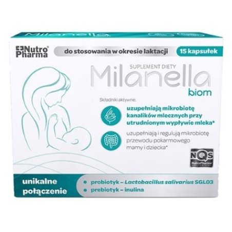 Milanella Biom 15 Capsules - Dietary Supplement