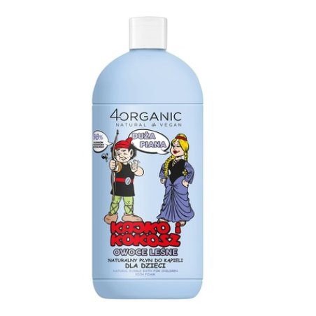 4organic Kajko And Kokosz Natural Bath Liquid For Children Forest Fruits 500ml