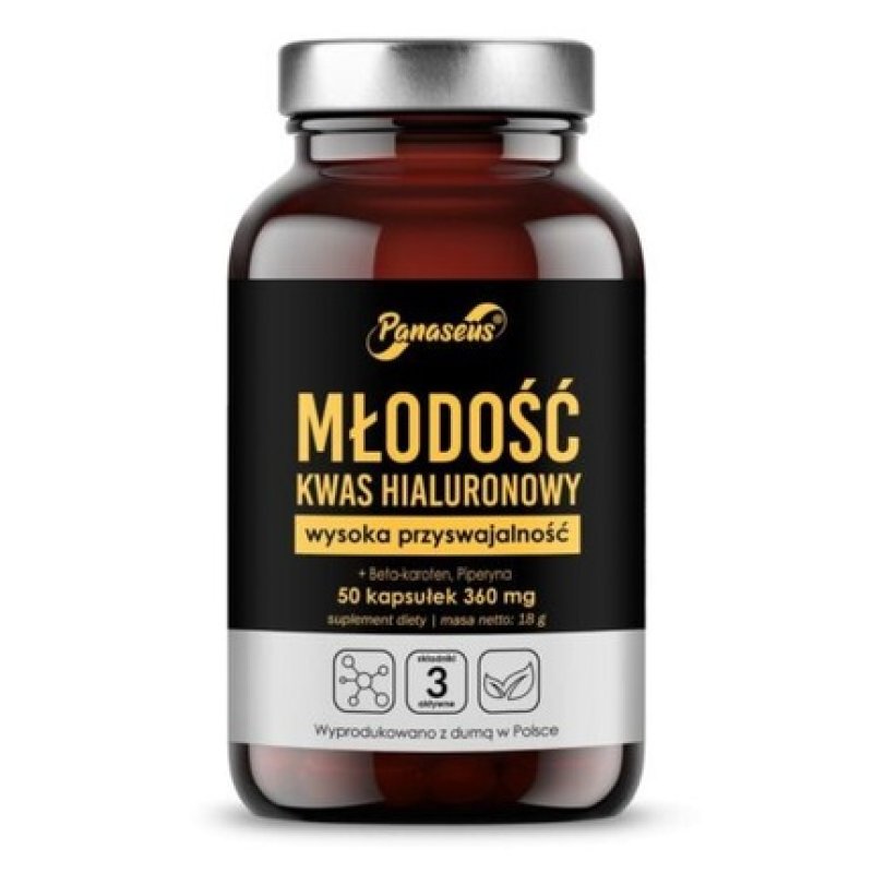 Panaseus Youth Hyaluronic Acid 50 Capsules