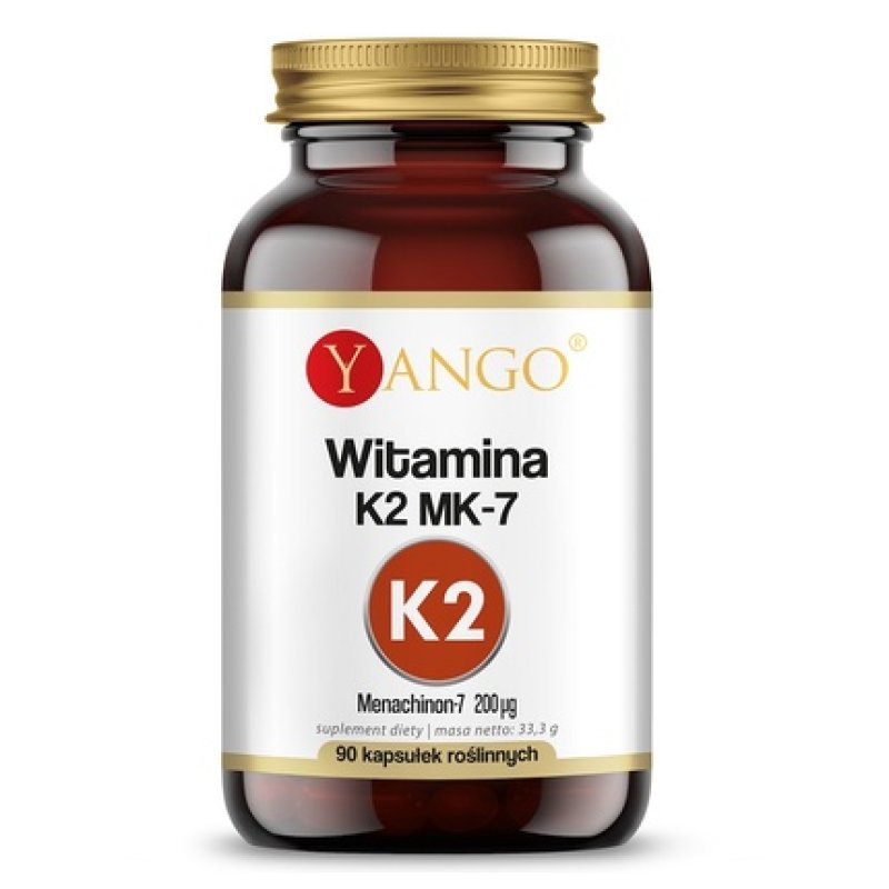Yango Vitamin K2 Mk-7 Dietary Supplement 90 Capsules