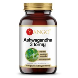 Yango Ashwagandha 3 Forms Dietary Supplement 90 Capsules