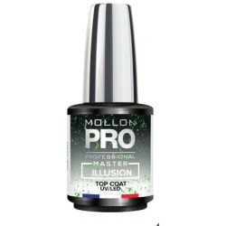 Mollon Pro Mol Master Top Coat Illusion Green - 12ml