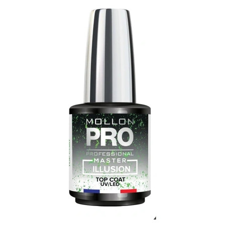 Mollon Pro Mol Master Top Coat Illusion Green - 12ml