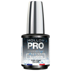 Mollon Pro Mol Master Top Coat Illusion Blue - 12ml