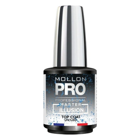 Mollon Pro Mol Master Top Coat Illusion Blue - 12ml