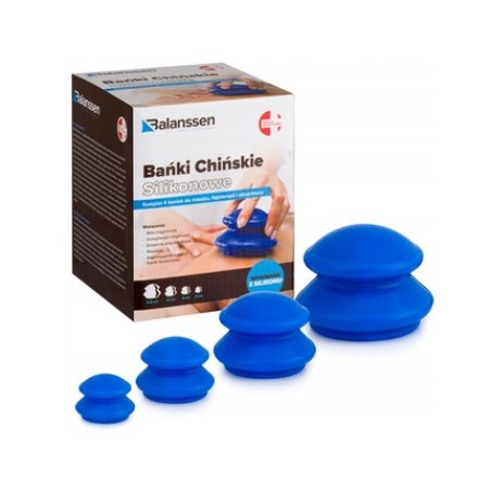Balanssen Chinese Silicone Cups, 4 Pieces