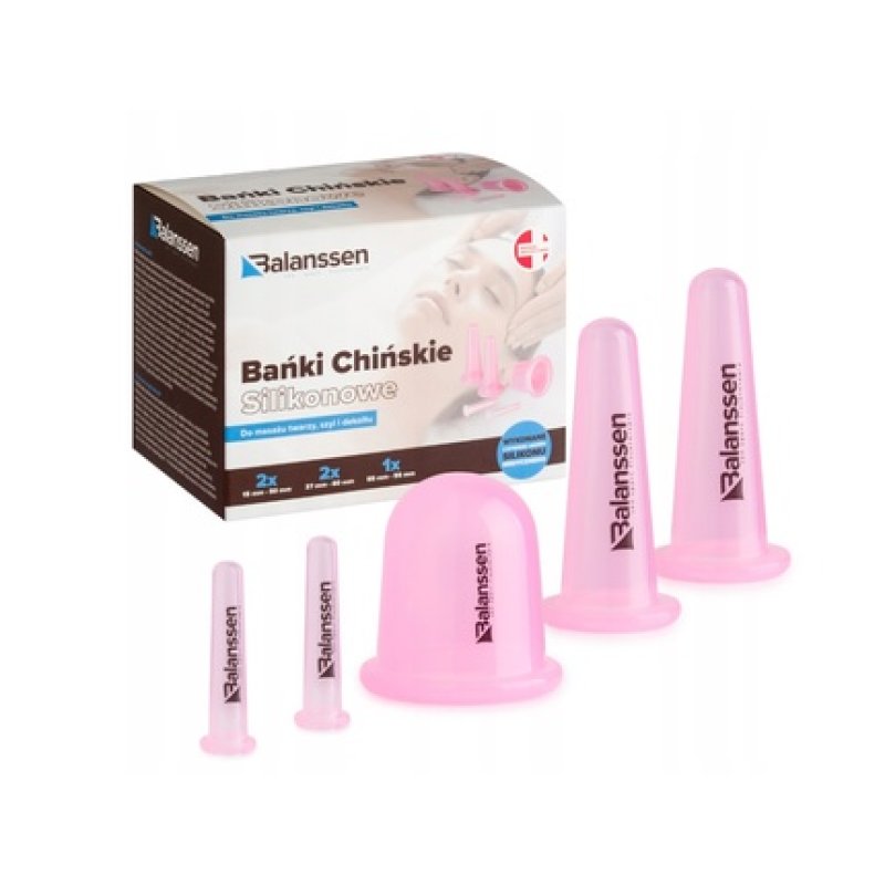 Balanssen Silicone Chinese Face Cups, 5 Pieces