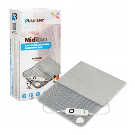Balanssen Electric Heat Pad Midiline 30x40cm - Therapeutic Comfort Pillow