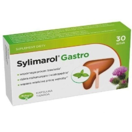 SYLIMAROL GASTRO Protects Liver Tissue Digestive Disorders 30 Capsules