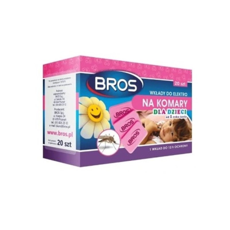 Bros Electric Mosquito Repellent Refills For Children - 20 Pieces