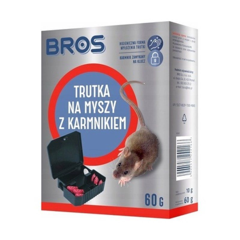Bros Mouse Bait With Feeder 60 Grams