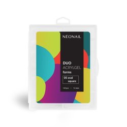 Neonail Duo Acrylic Gel Forms 120 Pieces - Dual Nail Forms Set