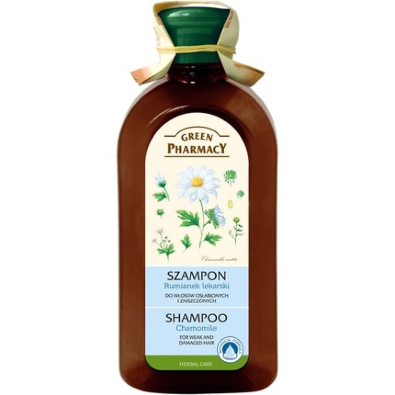 Green Pharmacy Chamomile Herbal Shampoo for Stressed Hair 350ml