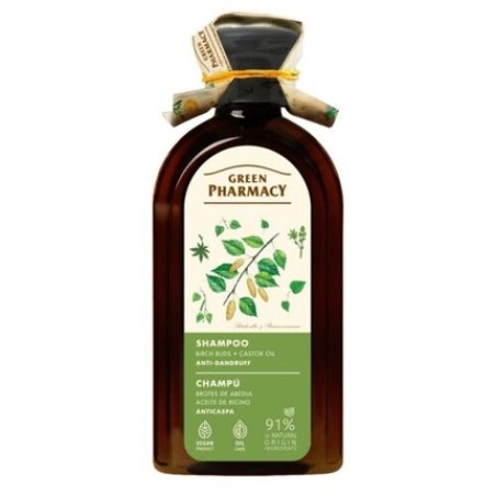 Green Pharmacy Anti-Dandruff Hair Shampoo with Birch Buds and Castor Oil