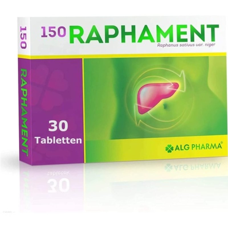ALG Pharma Raphament Gallbladder Support 60 Tablets