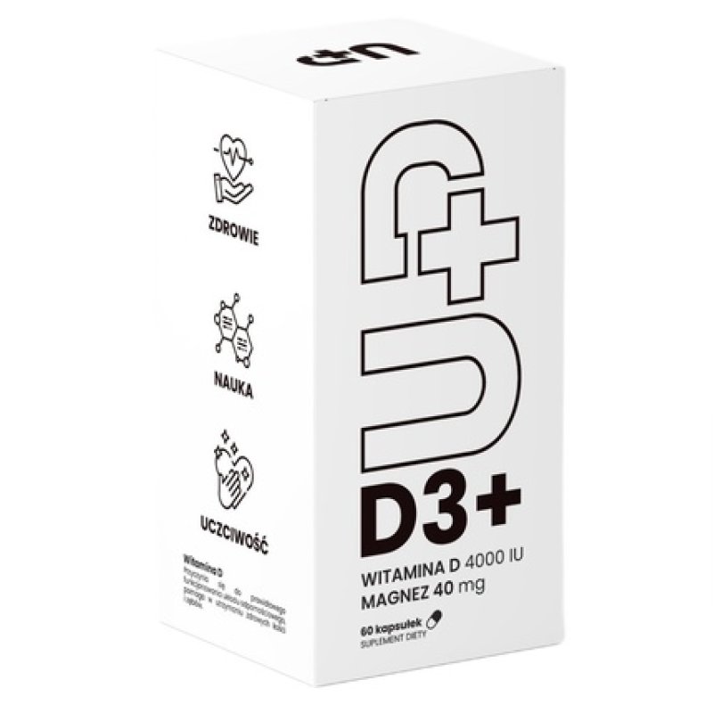 Up Health Pharma D3 Dietary Supplement 60 Capsules