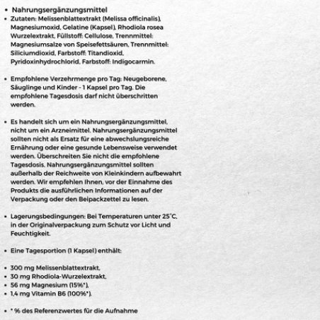 Oleofarm Destresan MAX Calming Supplement 30 Capsules