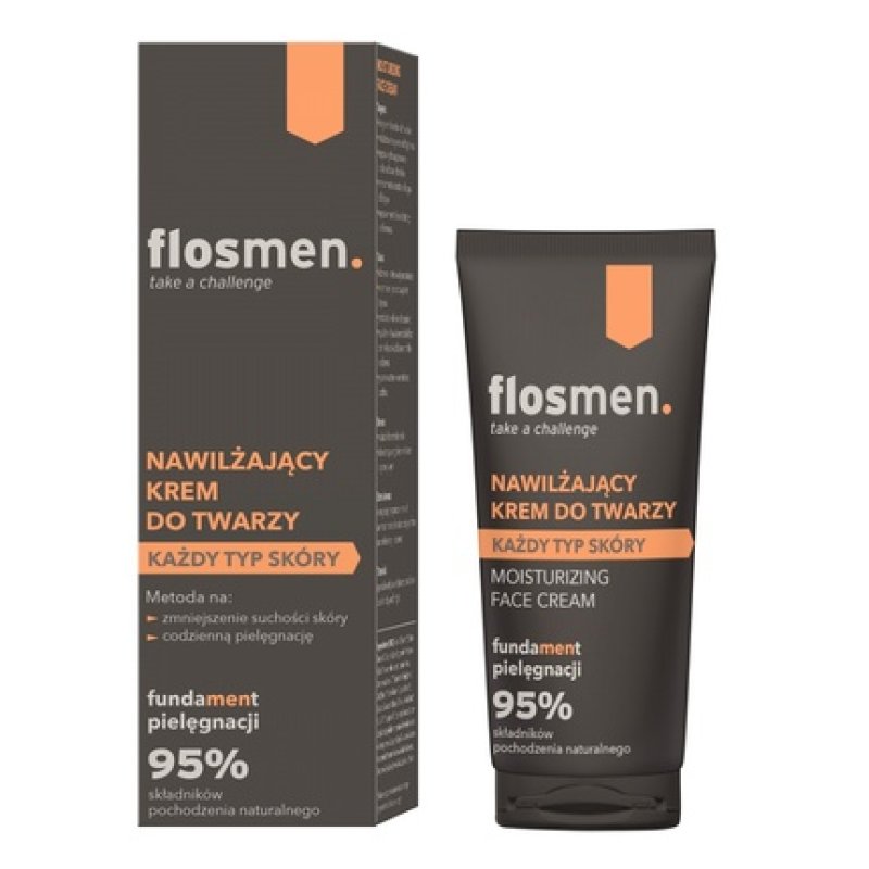 Floslek Flosmen Moisturizing Face Cream For All Skin Types 50ml