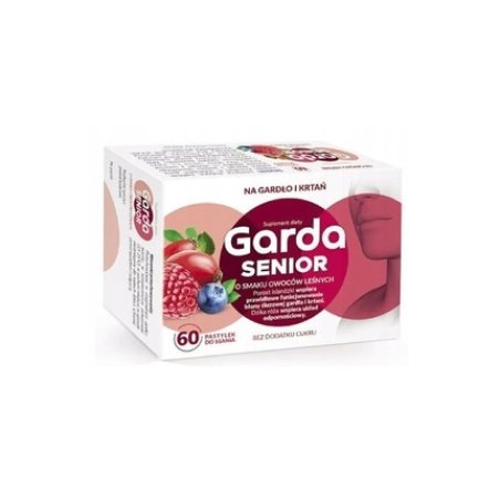 Garda Senior With Forest Fruit Flavor, 60 Lozenges