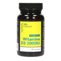 Vitamedicus Ultra Strength Vitamin D3 2000 Iu - 60 Capsules For Immune And Bone Health
