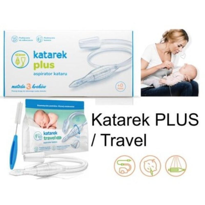 No More Colds Katarek Plus Travel Mucus Aspirator Clear Nose