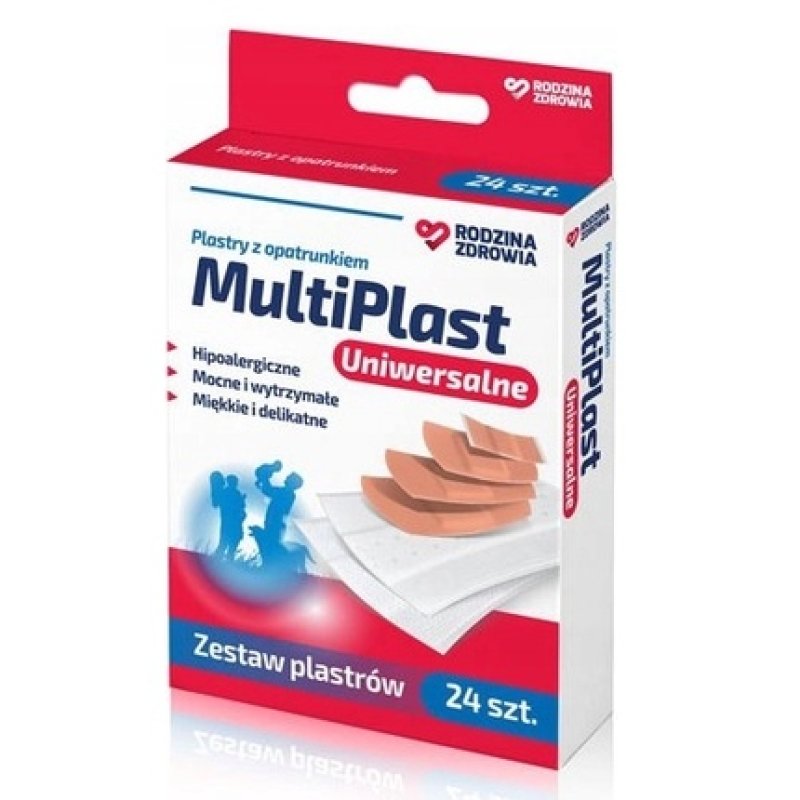 Family Health Multiplast Universal Plasters - 24 Pieces