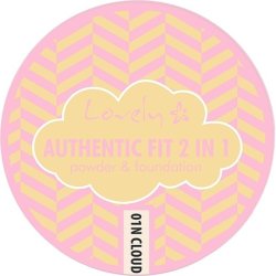 Lovely 2-In-1 Authentic Fit N2 Compact Foundation with Full Coverage