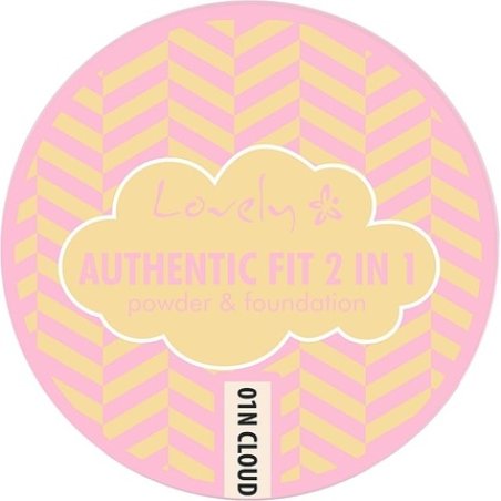 Lovely 2-In-1 Authentic Fit N2 Compact Foundation with Full Coverage