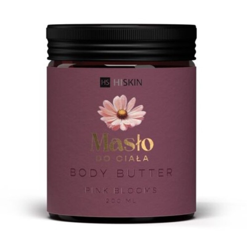 HISKIN PINK BLOOMS BODY BUTTER 200ML