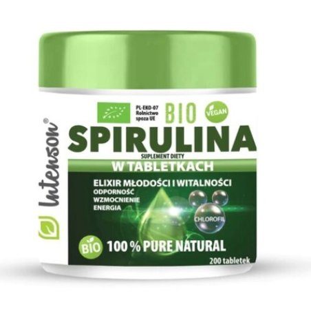 Intenson Bio Spirulina 100% 200 Tablets
