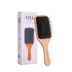 Sister Young Vera Wood Brush Bv - Wooden Hair Brush With Boar Bristles And Nylon