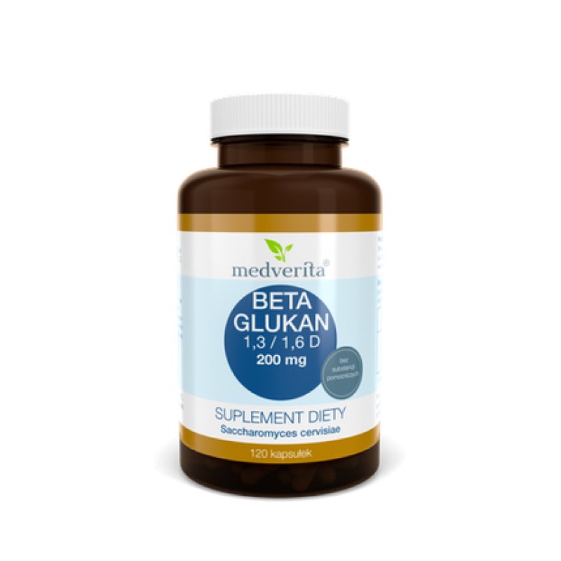 Medverita Beta Glucan 1.3/1.6 D 200mg - 60 Capsules