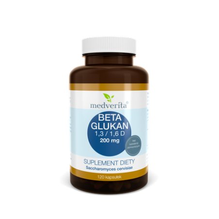 Medverita Beta Glucan 1.3/1.6 D 200mg - 60 Capsules